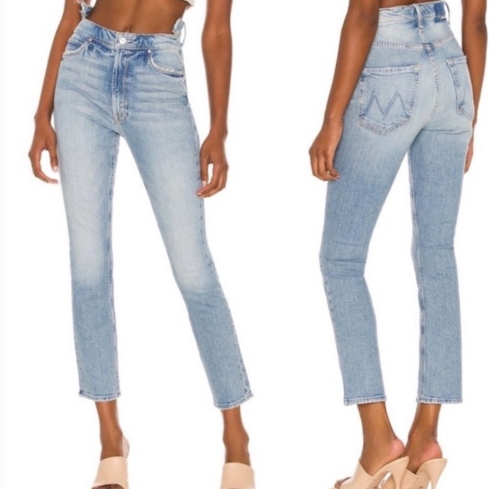 Like NEW MOTHER Superior Denim the Dazzler Shift Straight Leg Jeans